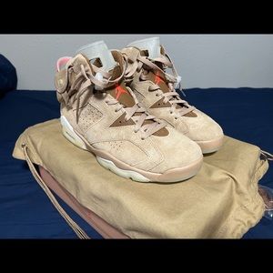 Jordan 6 Retro Travis Scott British Khaki Mens